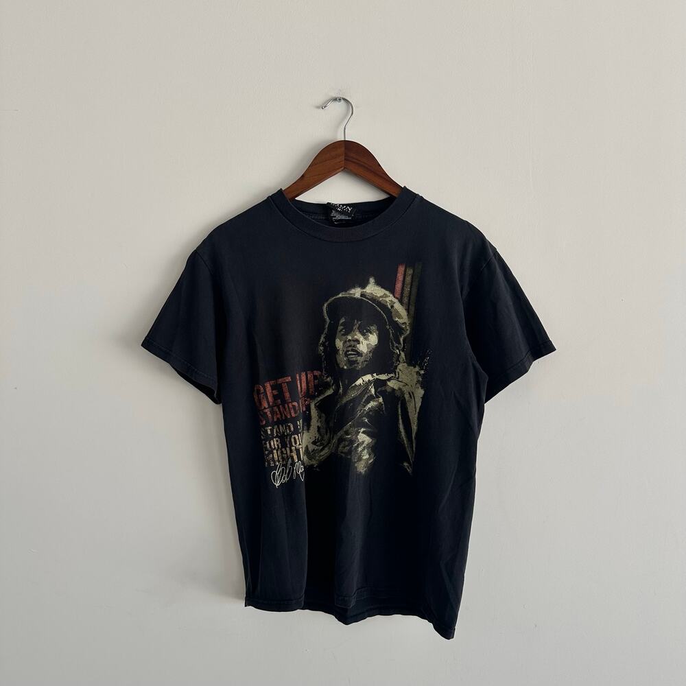 Vintage 2007 Y2K Zion Bob Marley Get Up Stand Up Graphic Tee